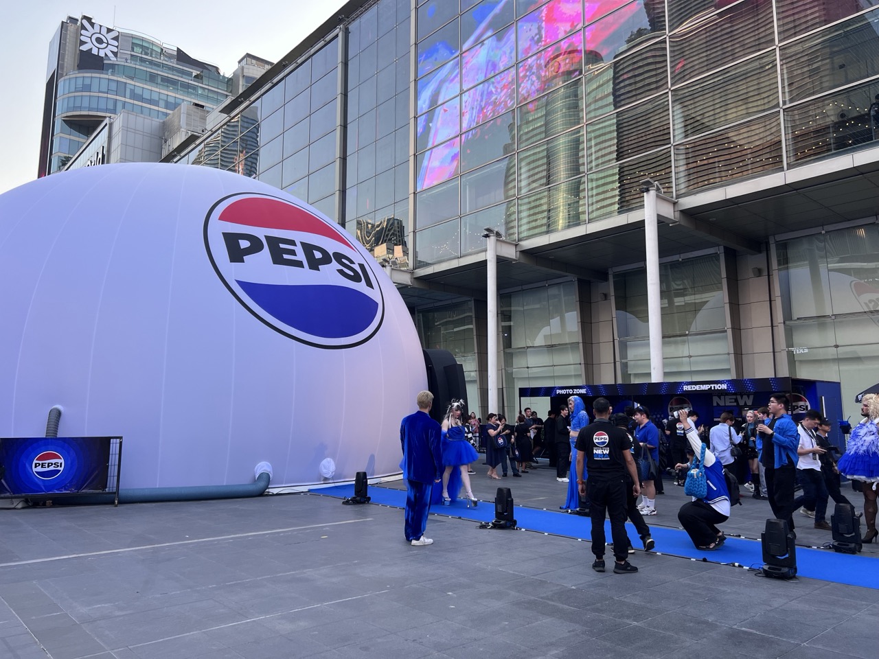 งานเปิดตัวโลโก้ใหม่ของ PEPSI ณ CentralWorld