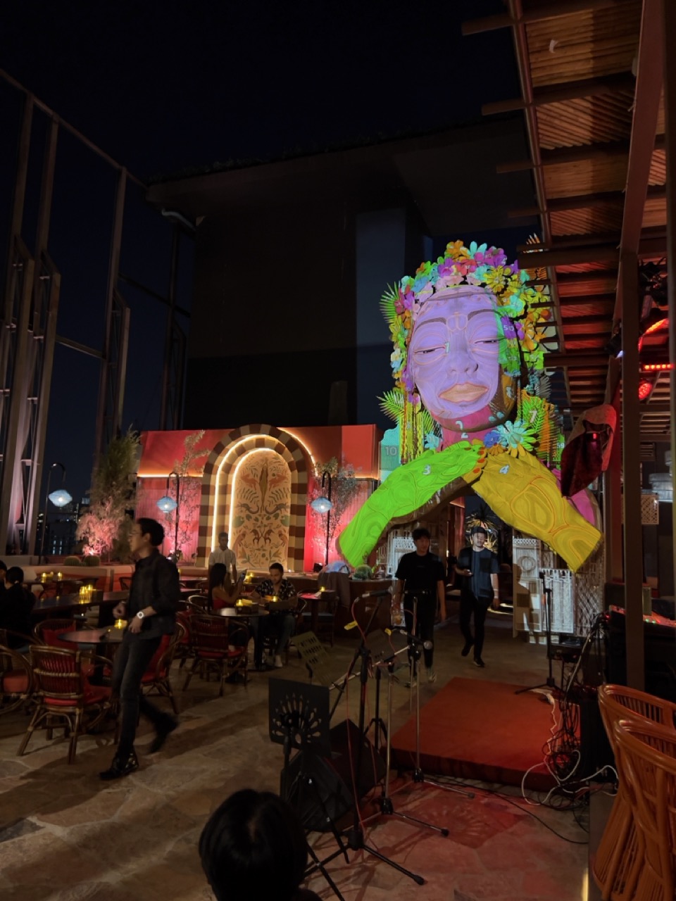 เทคนิคที่ใช้ในงาน Hospitality Projection Mapping