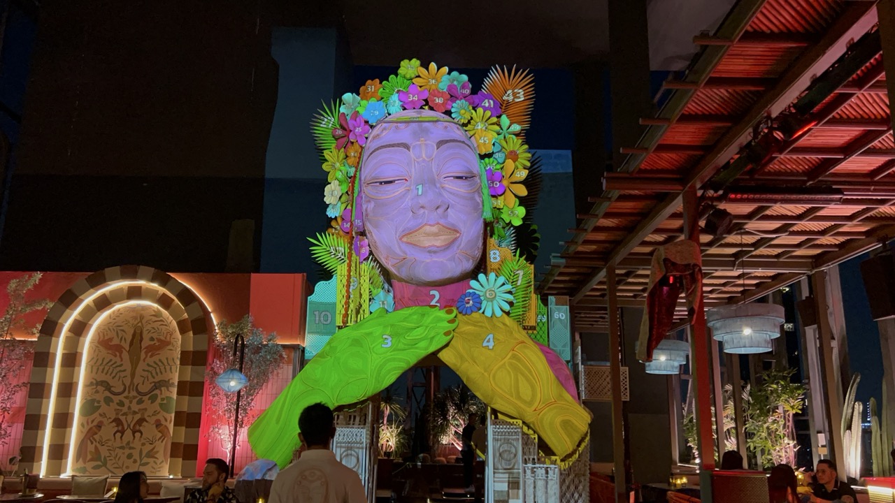 ผลลัพธ์ของงาน 3D Mapping TULUM BAR Bangkok Rooftop
