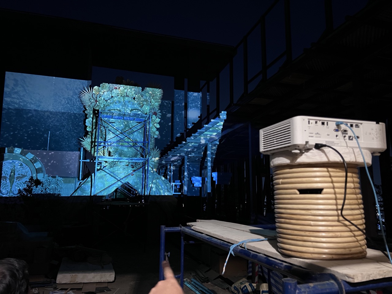 เนื้องาน 3D Mapping สำหรับ TULUM BAR Bangkok Rooftop